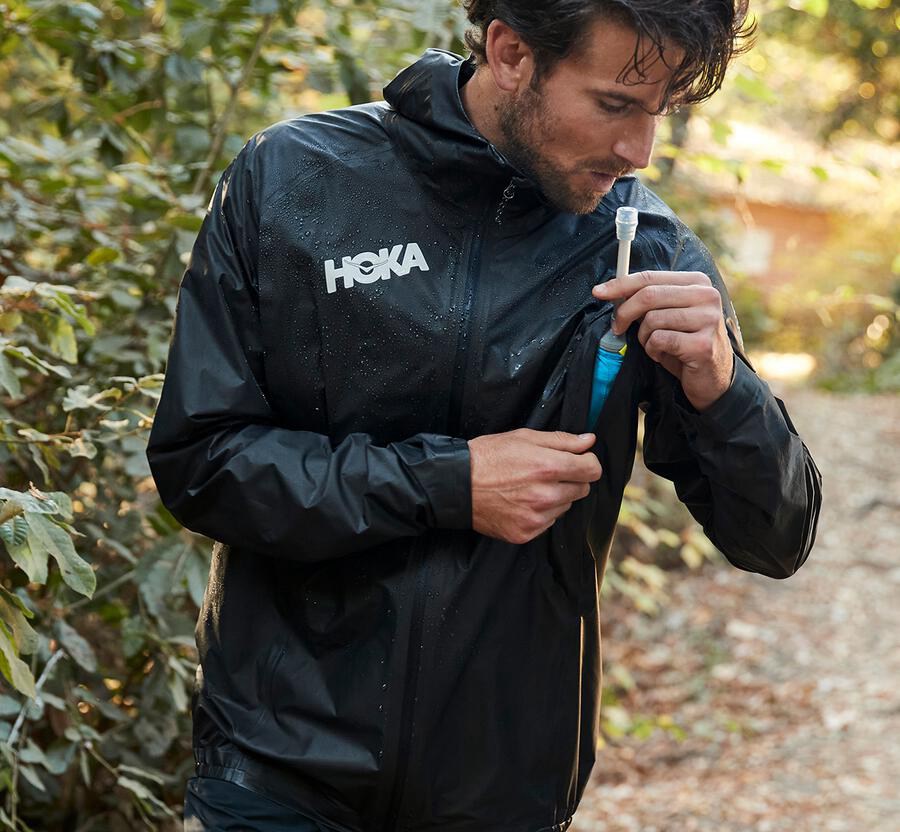 Hoka One One Jas Heren - Gore-Tex Shakedry™ Run - Zwart - JQ6971035